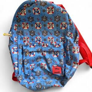 Loungefly Disney donald duck blue backpack
